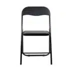 Scaun bucatarie, living, terasa tapitat negru pliant / DSY 1115