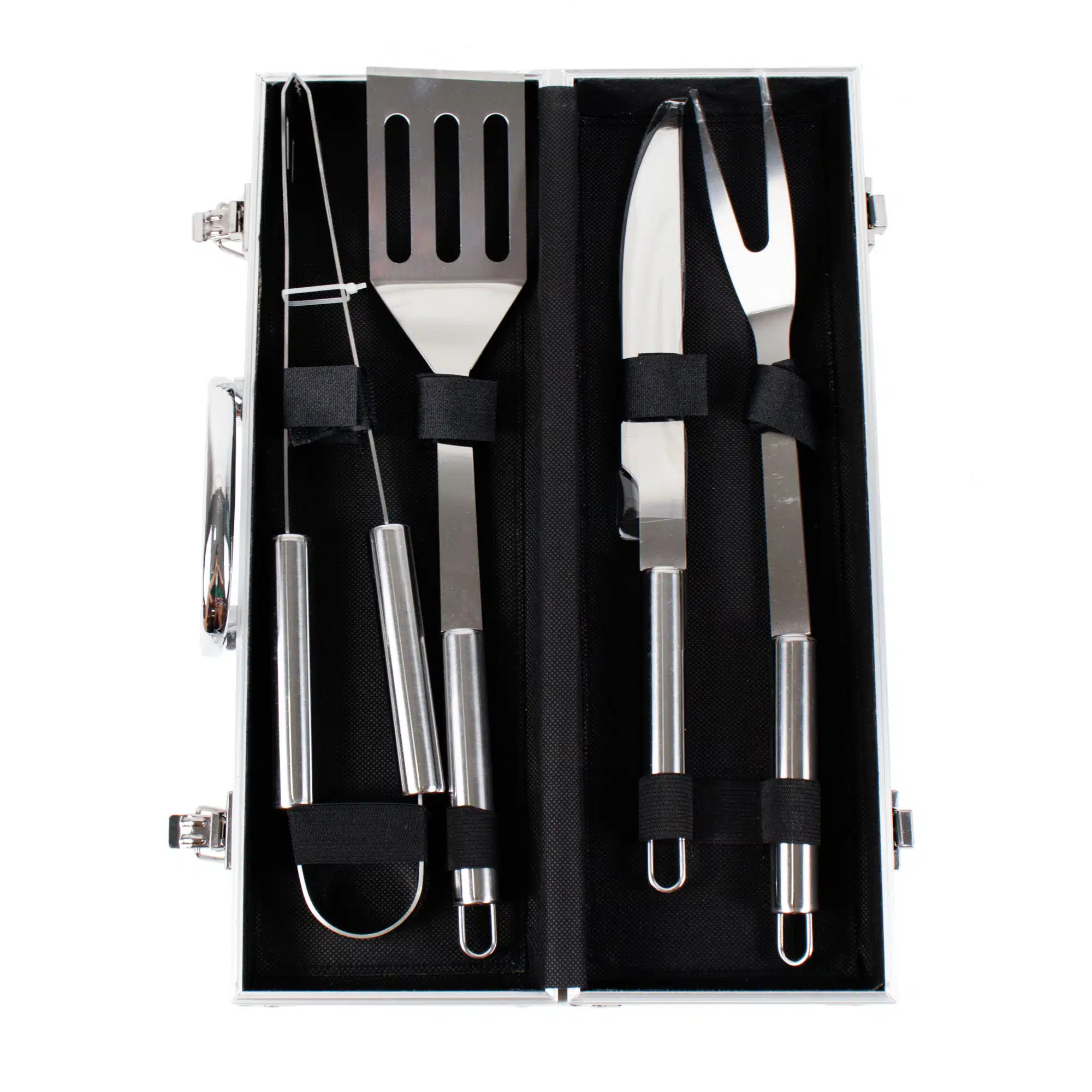 17625212.jpg Set accesorii 4 piese gratar cu diplomat de aluminiu / 4068 - imagine 1