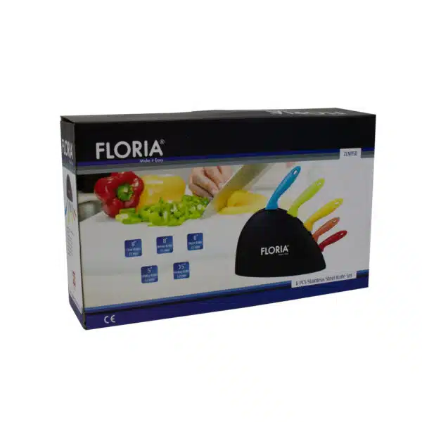 Set cutite bucatarie 6 piese cu suport / ZLN 1150 - imagine 3