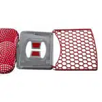 Masa de calcat cu cadru metalic si priza, argento / ZLN 3499 - imagine 3