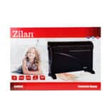 Convector electric podea 2000W, termostat reglabil 3 trepte, negru / ZLN 6843 - imagine 3