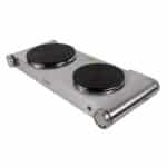 Plita electrica inox, 2 ochiuri, termostat, putere 2250W / ZLN 0542 - imagine 2