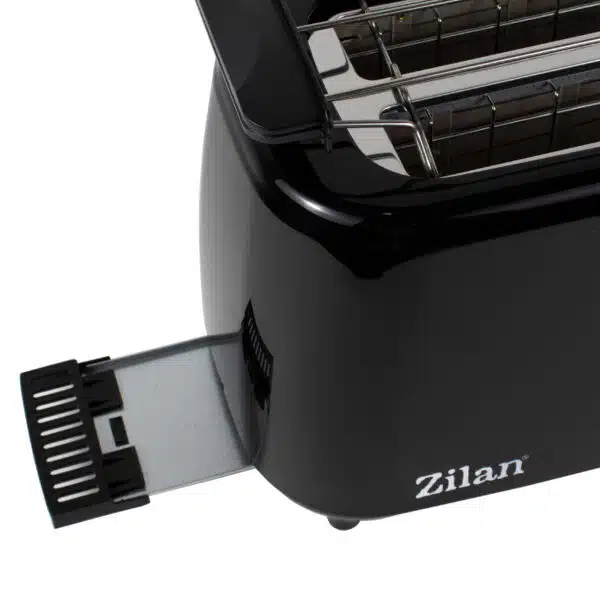 Prajitor de paine cu functie dezghetare, long slot, 4 felii, putere 1400 w, negru / ZLN 2713 - imagine 3