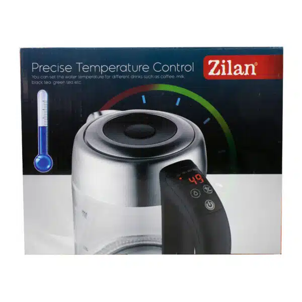 Cana fierbator electrica, Temperatura controlata digital, Iluminare apa led, capacitate 1.7L, putere 2200W / ZLN 3949 - imagine 6