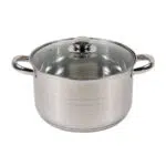 Cratita inox cu capac, diametru 25cm, capacitate 5.5L / ZLN 4069