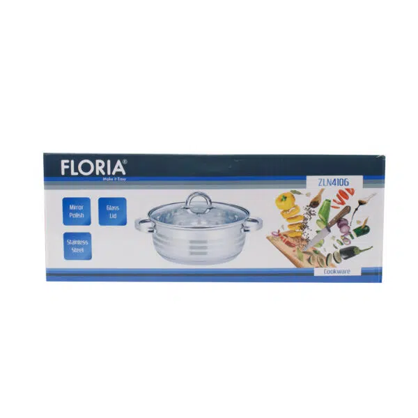 Cratita inox cu capac, diametru 25cm, capacitate 3L / ZLN 4106 - imagine 3