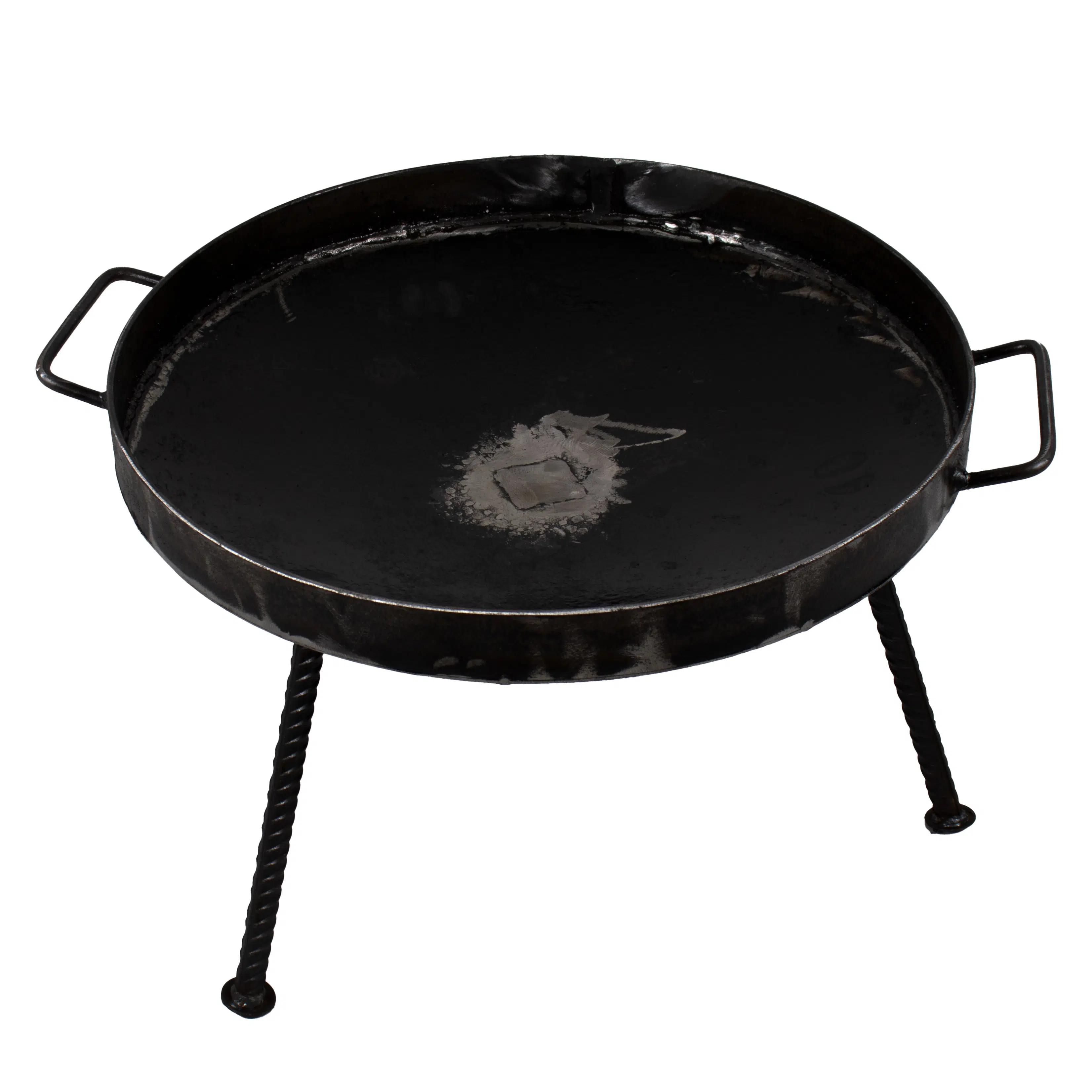 18559484.jpg Gratar disc din otel, picioare detasabile, diametru 46 centimetri, cu margine de 4 cm / EXT 5717 - imagine 1