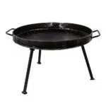Gratar disc din otel, picioare detasabile, diametru 46 centimetri, cu margine de 4 cm / EXT 5717 - imagine 2