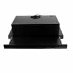 Hota telescopica cu motor dublu, 2 filtre aluminiu, incorporabila, neagra, 420 m3/h / ZLN 3680 - imagine 3