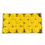 Trandafiri mari din sapun, 25 buc/set / CD3443-galben 22