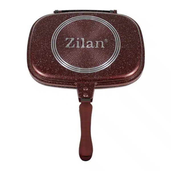 Tigaie dubla antiaderenta cu garnitura silicon, diametru 30 cm / ZLN 9522 - imagine 3