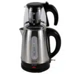 Set cana fierbator electrica capacitate 1.7l+ ceainic 0.9l, putere 2200W, inox-sticla / ZLN 3581