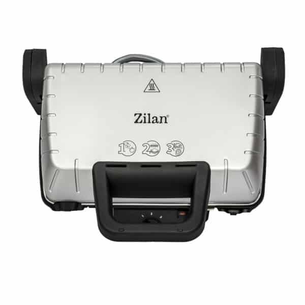 Gratar electric, putere 1600 W, termostat reglabil, placi antiaderente / Zilan ZLN 4021 - imagine 6
