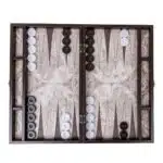 Joc de table din piele ecologica 48x58cm, maro / ZTS 5512-3