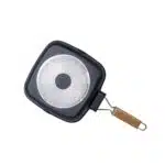 Tigaie grill, diametru 24 cm, material aluminiu, interior granit, maner pliabil / ZLN 4298 - imagine 4