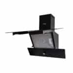 Hota incorporabila decorativa, putere absorbtie 650 m3/h, 63 cm, front sticla neagra / ZLN 1888 - imagine 4