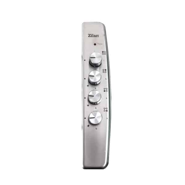 Pachet plita incorporabila inox (1918), 60x50x6 cm, gaz butelie sau gaz natural (duze de schimb incluse), hota 1 motor, putere 140W (1895), 60X50 / SET 30031 - imagine 5
