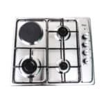 Pachet plita incorporabila inox (1918), 60x50x6 cm, gaz butelie sau gaz natural (duze de schimb incluse), hota 1 motor, putere 140W (1895), 60X50 / SET 30031 - imagine 6