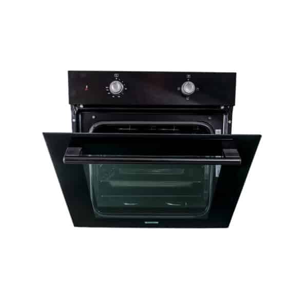 Pachet cuptor incorporabil (1857), capacitate 51L, electric, negru, plita incorporabila inox (1901), 60x50x6cm, gaz butelie sau gaz natural(duze de schimb incluse), hota 1 motor, putere 140W (1895), 60X50 cm / SET 30020 - imagine 4