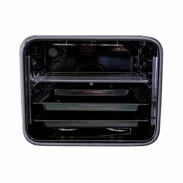Pachet cuptor incorporabil (1857), capacitate 51L, electric, negru, plita incorporabila  (1864), 60x50x6cm, gaz butelie sau gaz natural(duze de schimb incluse), hota 1 motor, putere 140W (1895), 60X50 cm / SET 30021 - imagine 2
