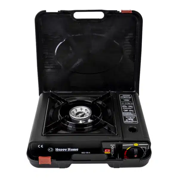 Pachet promo - Aragaz camping, aprindere automata, negru, AD-1 + 3 butelii 410ml / SET 30059 - imagine 2