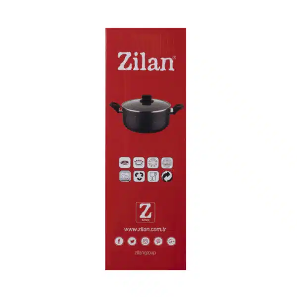 Oala cu capac sticla, 24cm, capacitate 3L / ZLN 1983 - imagine 6