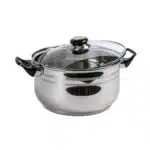 Set oale inox 12 piese, compus din 4 x oale, 1x cratita cu coada, 1x tigaie si 6x capace sticla / ZLN 4038 - imagine 4