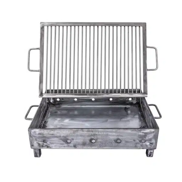 Gratar metalic pe carbuni cu sita din inox 50x35mm / ZTS 5485 - imagine 3
