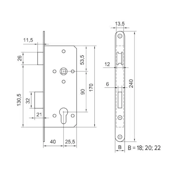Pachet Y 90 (Broasca+Maner+Butuc) Argintiu 35-501 / 4579 - imagine 2