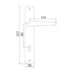 Pachet P 90 (Broasca+Maner) Alb 35-500 / EXT 5709 - imagine 2