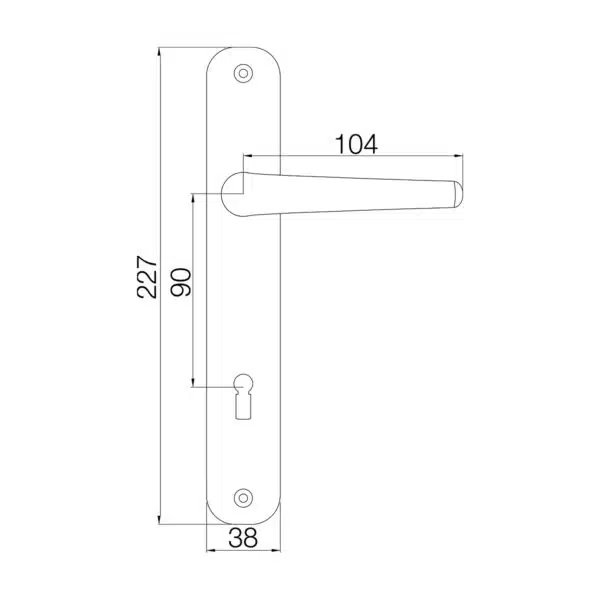 Pachet P 90 (Broasca+Maner) Alb 35-500 / EXT 5709 - imagine 2