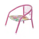 Scaun metalic pentru copii, dimensiuni 35x35x34cm culoare roz / 1717_roz - imagine 2
