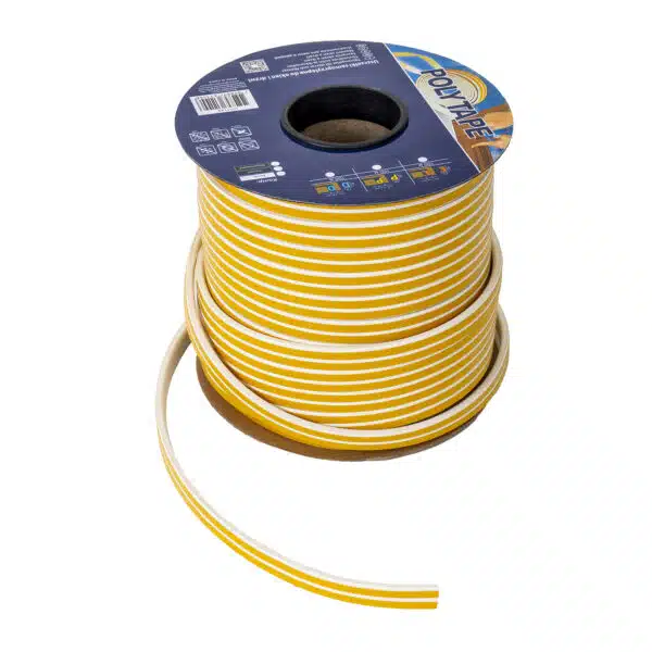 Banda etansare usi si ferestre, alb, 2x50 m / 4528 - imagine 3