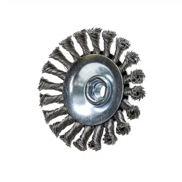 Perie conica cu filet, sarma rasucita, Klingspor ,BK 600Z, 115mm x M14 / EXT 358328 - imagine 3