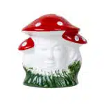 Ciuperca decorativa pentru gradina, din ceramica, inaltime 25cm, latime 25cm / EXT 6076