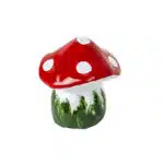 Ciuperca decorativa pentru gradina, din ceramica, inaltime 18 cm, latime 18 cm / EXT 6077 - imagine 2