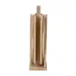 Set 6 piese din lemn de fag cu suport vertical / EXT 6083 - imagine 2