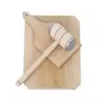 Set 3 piese, un ciocan si doua tocatoare, din lemn de fag, grosime 20mm / EXT 6089 - imagine 2