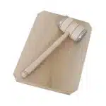 Set 3 piese, un ciocan si doua tocatoare, din lemn de fag, grosime 20mm / EXT 6089 - imagine 3