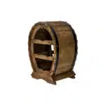 Suport 4 sticle de vin, din lemn de brad, inaltime 43cm / EXT 6096 - imagine 2