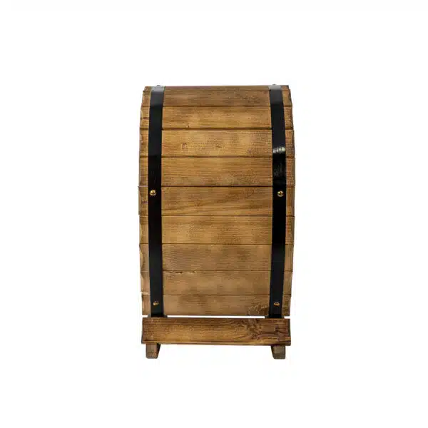 Suport 4 sticle de vin, din lemn de brad, inaltime 43cm / EXT 6096 - imagine 3