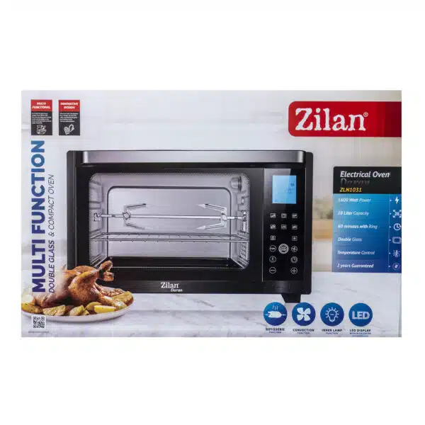 Cuptor electric Zilan, putere 1600W, capacitate 28L, temperatura reglabila, digital / ZLN 1031 - imagine 6
