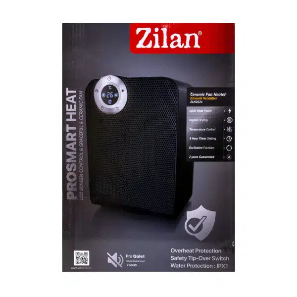 Aeroterma ceramica, putere 1800W, motor din cupru, rezistenta la apa IPX1, display / ZLN 2021 - imagine 4