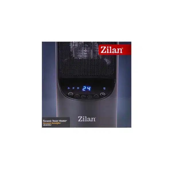Aeroterma ceramica turn, putere 2000W, timer 12H, 2 trepte de viteza, cu telecomanda / ZLN 2052 - imagine 8