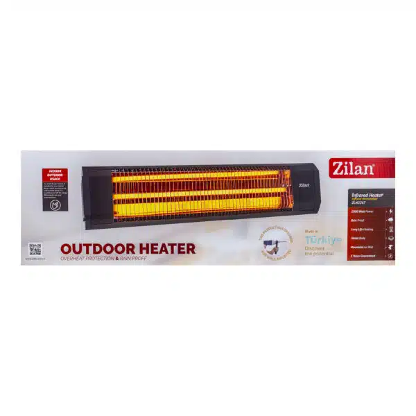 Radiator infrarosu cu fibra carbon, putere 1800W, suport perete/ ZLN 2267 - imagine 2