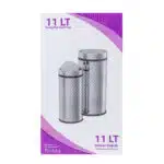 Cos menajer, capacitate 11 Litri din inox, capac rotativ / ZLN 4582 - imagine 2