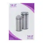Cos menajer, capacitate 16 Litri din inox, capac rotativ / ZLN 4599 - imagine 3