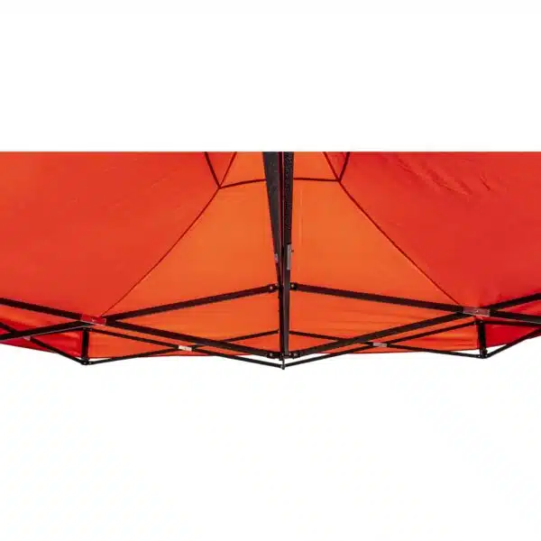 Cort pavilion metalic pentru gradina, evenimente, impermeabil anti soare dimensiune 3x3 metri / CC 9849 rosu - imagine 3