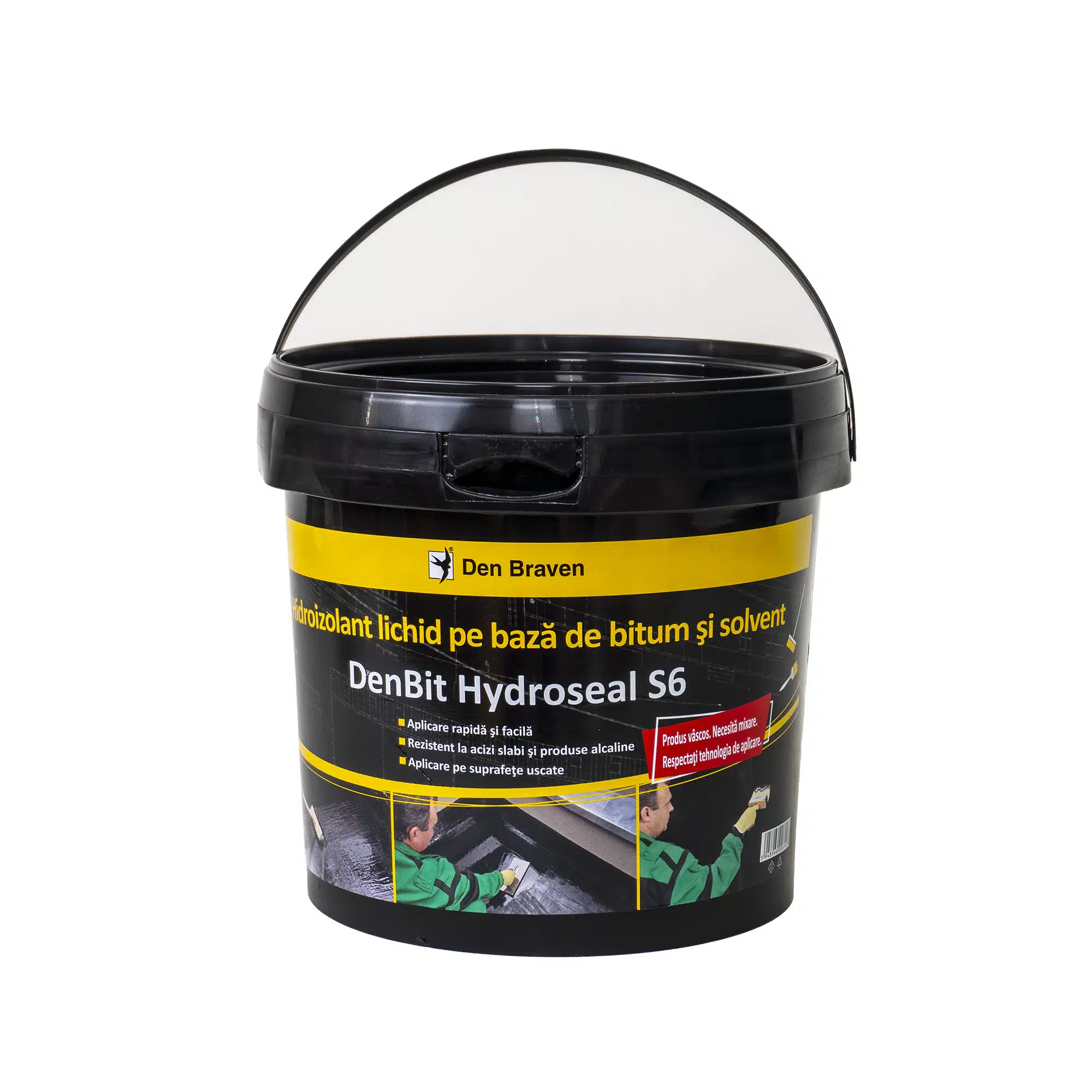 D 11003BI_1 Membrana hidroizolatoare lichida pe baza de bitum si solventi, S6, 4.5kg / D 11003BI - imagine 1