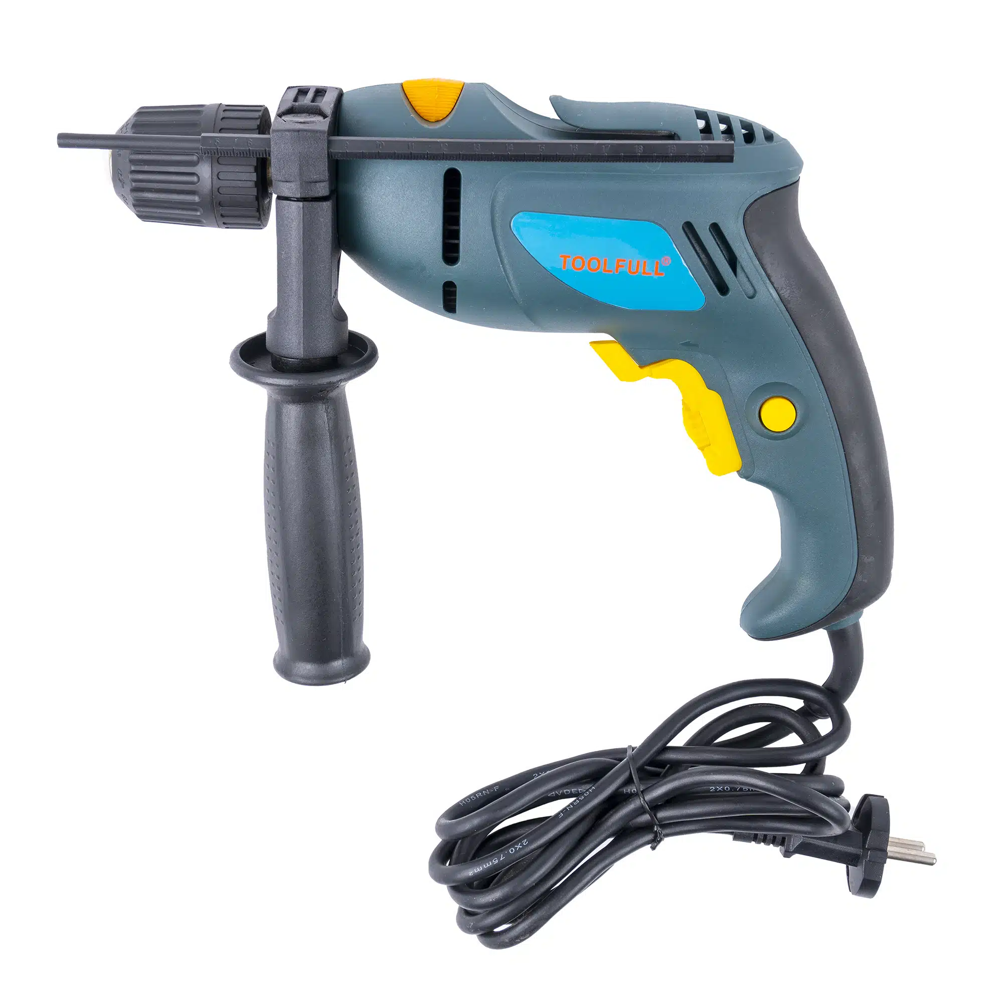 EXT 7407_1 Masina de gaurit electrica (bormasina), putere 650W TOOLFULL / EXT 7407 - imagine 1